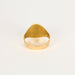 56 Bague en or jaune et aventurine verte 58 Facettes DV3229-6-56-3