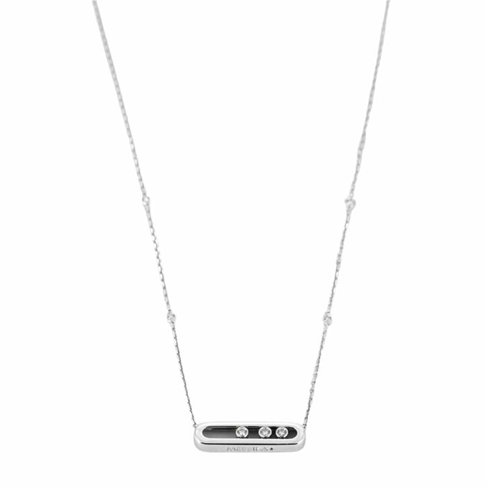 Collier MESSIKA - Collier Baby Move en or blanc et diamants 58 Facettes DV10017-2