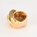 Bague 56 EDOUARD NAHUM - Bague en or rose et diamants et diamants cognac 58 Facettes DV0860-1-56-3