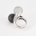 Bague 54 Bague Toi & Moi en or gris , diamants et diamant noirs 58 Facettes DV0860-2-54-3