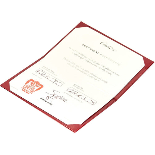 Bague 50 CARTIER - Ballerine - Solitaire en platine et diamant 58 Facettes DV2732-1-50-2