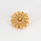 Broche Broche fleur, or jaune perles et diamant 58 Facettes DV0855-7