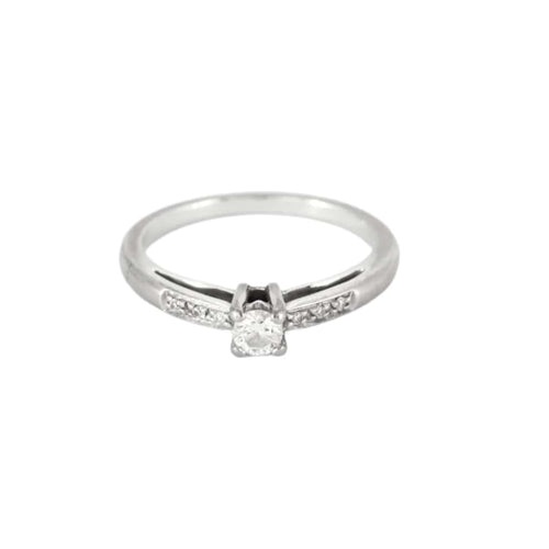 Bague 50 MAUBOUSSIN - Tu es le Sel de ma vie"- Bague solitaire en or gris et diamant 58 Facettes DV10241-1-50-2
