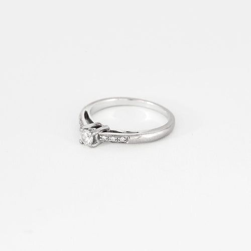 Bague 50 MAUBOUSSIN - Tu es le Sel de ma vie"- Bague solitaire en or gris et diamant 58 Facettes DV10241-1-50-2