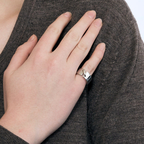 Bague 52 CHAUMET - Liens - Bague en or blanc 58 Facettes DV0862-1-52-1