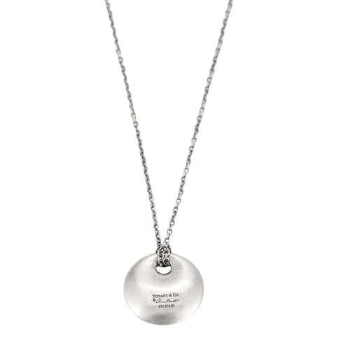 Collier TIFFANY & CO x Elsa Peretti - Disque- Collier pendentif en argent 58 Facettes DV9454-6