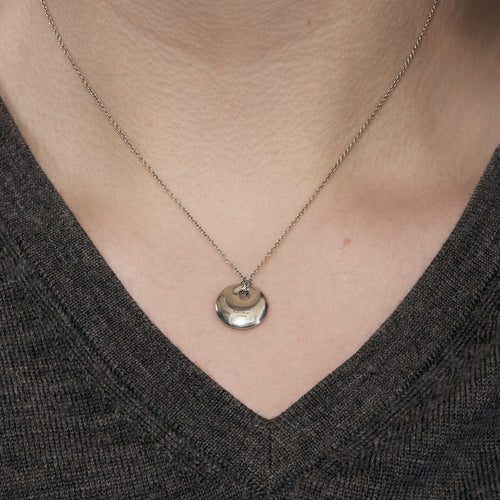 Collier TIFFANY & CO x Elsa Peretti - Disque- Collier pendentif en argent 58 Facettes DV9454-6