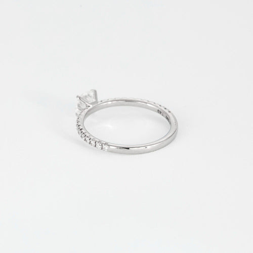 Bague 49 BOUCHERON - Beloved - Bague solitaire en platine et diamants 58 Facettes DV4027-1-49-2