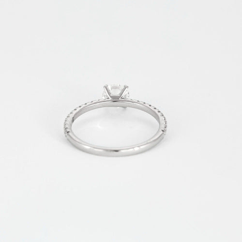 Bague 49 BOUCHERON - Beloved - Bague solitaire en platine et diamants 58 Facettes DV4027-1-49-2