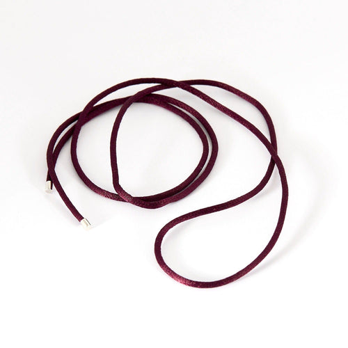 Pendentif CHAUMET - Attrape-Moi Si Tu m'Aimes - Pendentif or gris, améthyste et diamant sur cordon 58 Facettes DV0808-3