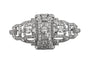 Broche Broche de style Art déco, platine et diamants 58 Facettes DV0872-1