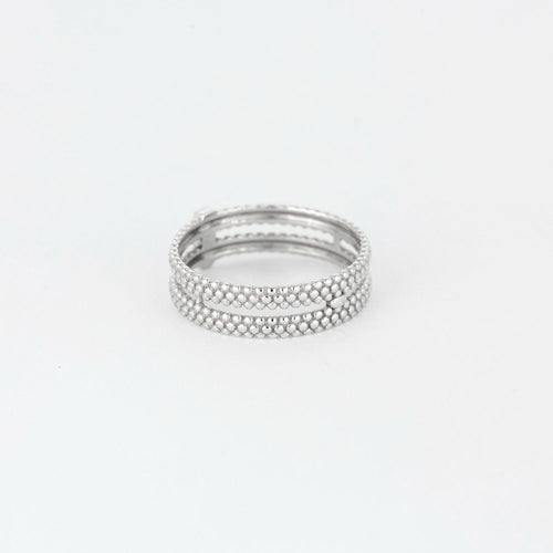 Bague 51 MAUBOUSSIN - Bague Le Premier Jour en or blanc et diamants 58 Facettes DV10755-1-51-2