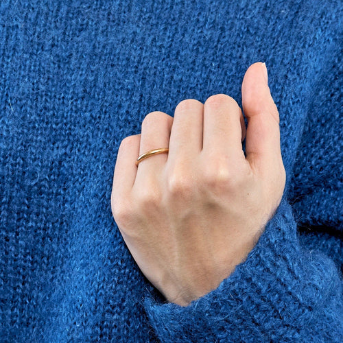 Bague 61 Cartier - 1895 - Alliance en or rose 58 Facettes DV10648-1-61