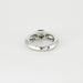 Bague 53 PIAGET - Biseau - Bague or blanc et saphir vert et diamant 58 Facettes DV0879-2-53-2