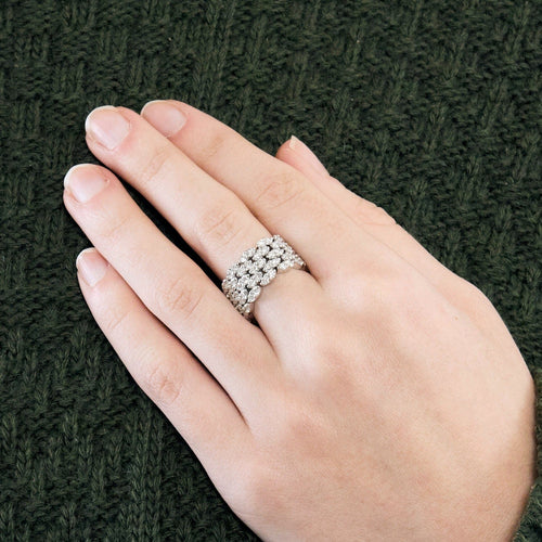 Bague 55 MAUBOUSSIN - Je Le Veux - Bague or blanc et diamants 58 Facettes DV0878-1