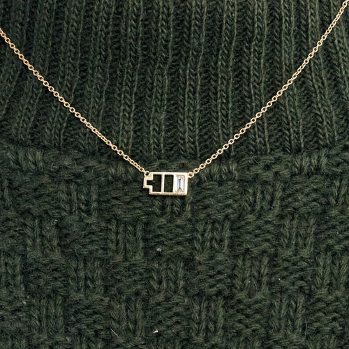 Collier NADINE GHOSN - Collier De Charge D'alimentation en or rose et diamant 58 Facettes DV3020-19