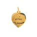 Pendentif AUGIS - Médaille d'Amour cœur en or jaune 58 Facettes DV0853-4