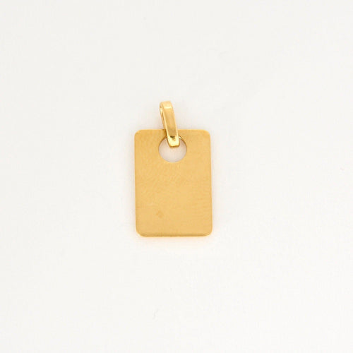 Pendentif AUGIS - Médaille d'Amour pendentif or jaune, diamant et rubis synthétiques 58 Facettes DV0853-2