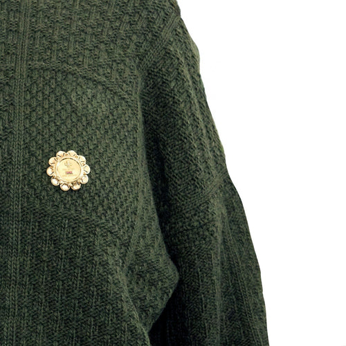 Pendentif AUGIS - + qu'hier - que demain - Médaille broche d'Amour or jaune 58 Facettes DV0853-9