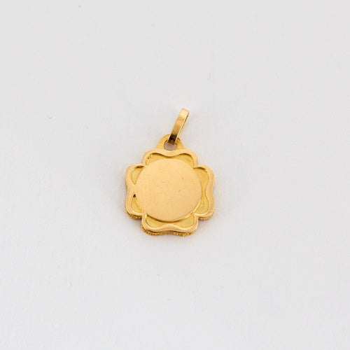 Pendentif AUGIS - Médaille d'Amour, trèfle en or jaune 58 Facettes DV0853-5