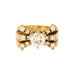 Bague Bague or jaune et Diamants 58 Facettes DV10514-6