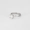 Bague 52 Solitaire or blanc et diamant 1ct 58 Facettes DV10514-7-52-1