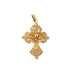 Pendentif Pendentif croix or jaune filigrané 58 Facettes DV10514-8