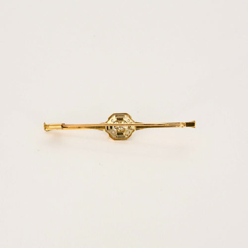 Broche Broche or jaune et blanc, diamants 58 Facettes DV10514-12