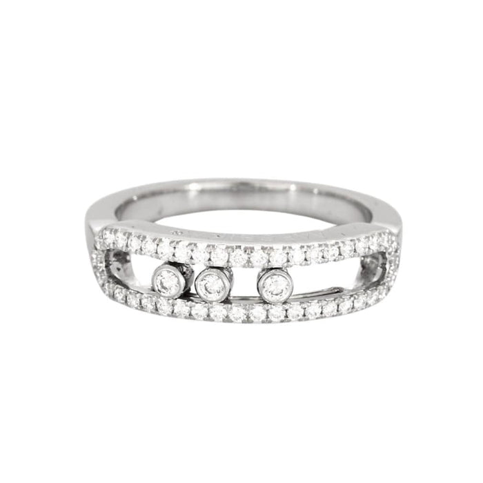 Bague 49 MESSIKA- Bague Baby Move Pavée en or blanc et diamants 58 Facettes DV10017-1-49-2