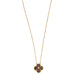 Collier VAN CLEEF & ARPELS - Holiday Pendant - Collier or rose, nacre grise et diamant 58 Facettes DV0770-10