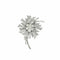 Broche Broche fleur, or blanc et diamants 58 Facettes DV0770-13