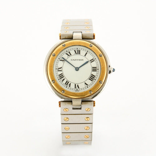 Montre CARTIER - Santos Vendôme - Montre Acier et or jaune 58 Facettes DV11206-1