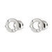 Boucles d'oreilles DINH VAN - Cibles - Boucles d'oreilles en or blanc et diamants 58 Facettes DV0889-3