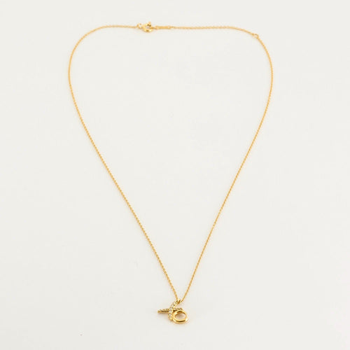 Collier TIFFANY & CO - Paloma Picasso - Collier en or jaune XO et diamants 58 Facettes DV8614-1