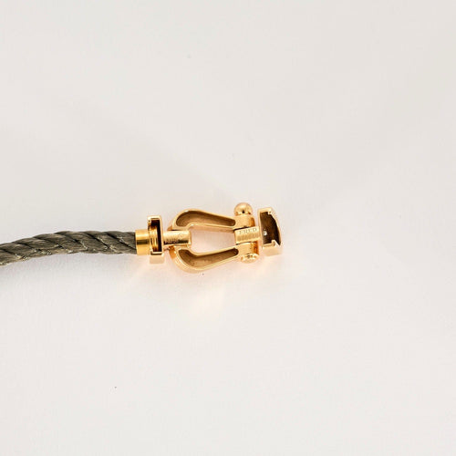 Bracelet FRED - Force 10 - Bracelet or jaune et acier 58 Facettes DV0898-1