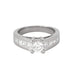 Bague 51 Bague en or blanc et diamants 58 Facettes DV0880-2-51-2