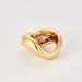 Bague 52 FRED - Bague en or jaune et saphirs rose 58 Facettes DV0015-3-52