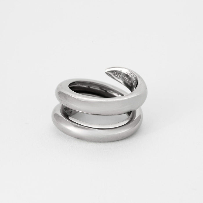 Bague 54 CHAUMET- Tango- Bague spirale en or gris 58 Facettes DV0836-2-54-3