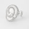 Bague 52 BERNARD DELETTREZ - Bague or blanc, diamants et jaspe blanc 58 Facettes DV0870-2-52-1