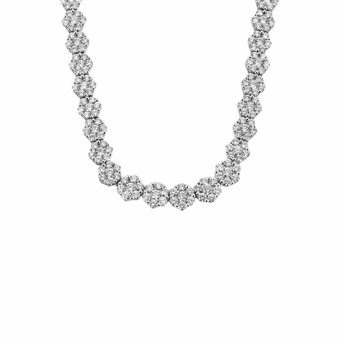 Collier Collier en or blanc et diamants 58 Facettes DV10753-1