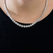 Collier Collier en or blanc et diamants 58 Facettes DV10753-1