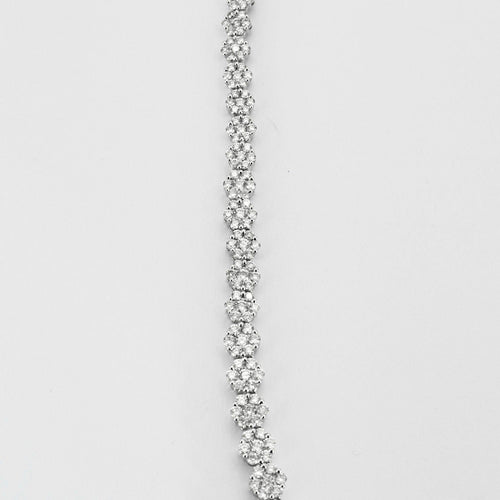 Collier Collier en or blanc et diamants 58 Facettes DV10753-1