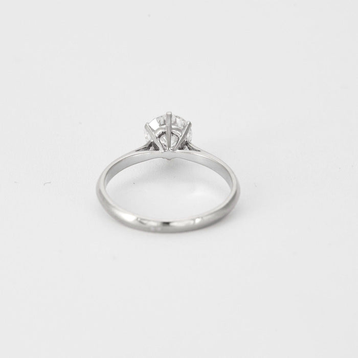 Bague 52.5 Solitaire en or blanc et diamant 58 Facettes DV0894-1-525-3