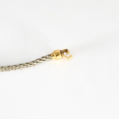 Bracelet FRED - Force 10 - Bracelet petit modèle or jaune et acier 58 Facettes DV0904-1