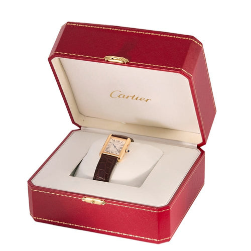 Montre CARTIER - Tank Solo - Montre or rose 58 Facettes DV10358-2