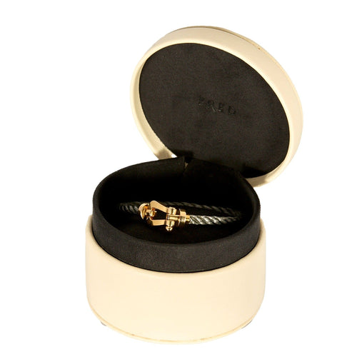 Bracelet FRED - Force 10 - Bracelet or jaune et acier 58 Facettes DV0898-1