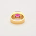 CARTIER - Tank - Bague or jaune et tourmaline rose