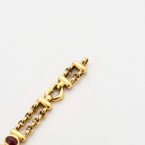 Bracelet Bracelet or jaune, saphir, rubis, émeraude 58 Facettes DV10865-2