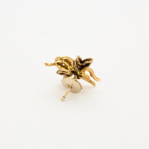 Boucles d'oreilles Boucles d'oreilles abeille, or jaune, rubis et diamants 58 Facettes DV10645-16