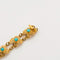 Bracelet Bracelet or jaune et turquoise 58 Facettes DV10645-14